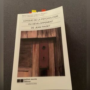 Lexique de la Psychologie Book by Jean Piaget